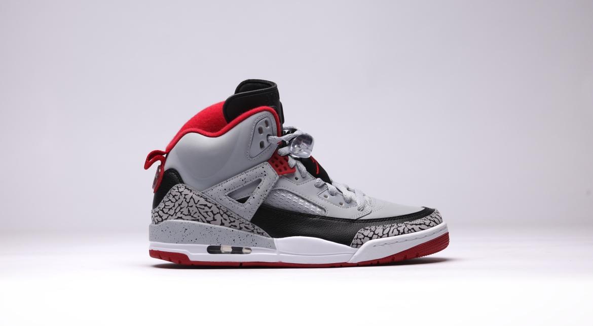 Jordan spizike wolf grey university red best sale